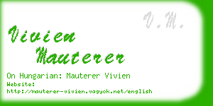 vivien mauterer business card